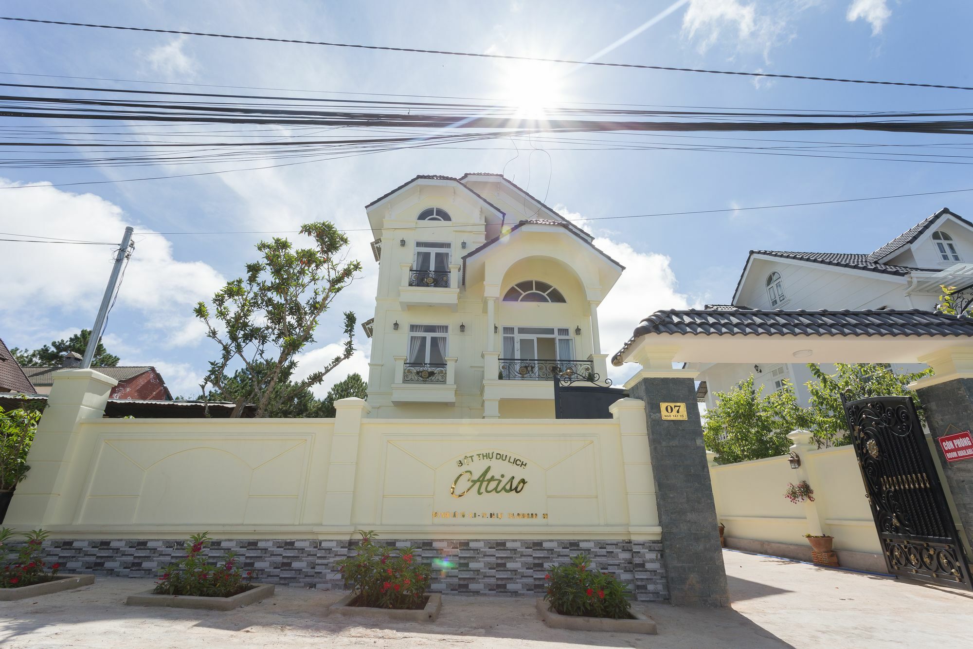 Appartement Biet Thu Du Lich Atiso à Đà Lạt Extérieur photo